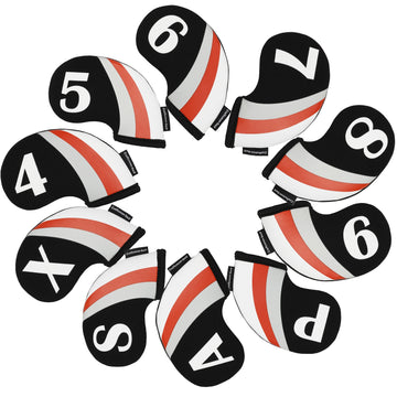 White& Black& Red Iron Cover 10pcs(4-9,P,A,S,X)Neoprene